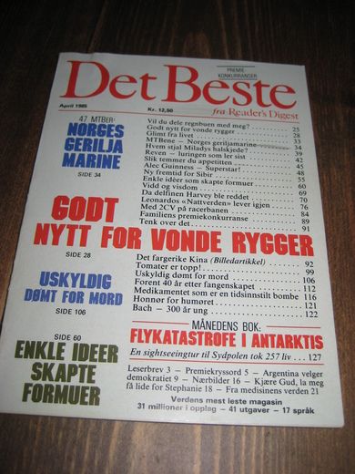 1985,nr 004, Det Beste fra Readers Digest.