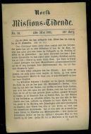 1881,nr 010,                     Norsk Missions Tidende.