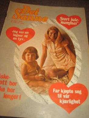 1974,nr 023,B, DET SANNE. JULE NUMMER