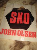 Pent plastnett fra JOHN OLSEN SKO. 60 tallet.