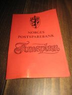 Timeplan fra NORGES POSTSPAREBANK, 60 tallet.