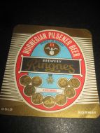 RINGNES NORWEGIAN PILSNER BEER, 50 tallet.