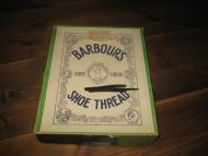 Eske uten innhold, BARBOUR'S SHOE THREAD. Fra Lisburn, N. IRLAND, 60 tallet. 