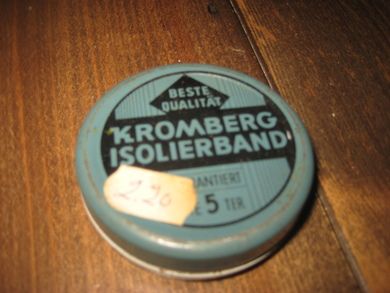 Boks uten innhold, KROMBERG ISOLIERBAND. 