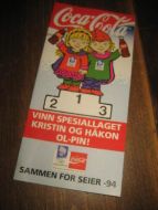 KRISTIN OG HAAKON, OL i Lillehammer 1994,