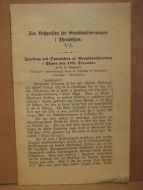 Fra Berettelsen for Grundlovsforeningen i Throndhjem. Foredrag ved Opprettelsen af Grundlovsforening i Støren den 17de December.  1800 tallet.