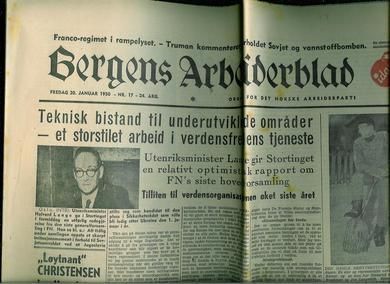 1950,nr 017, Bergens Arbeiderblad