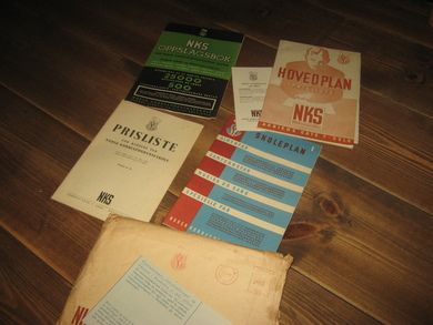 Diverse materiell fra NKS, 1948. 