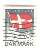 1945, DANSK JULEMERKE.