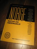 AHLMANN: NORGE NATUR OG NÆRINGSLIV. 1962. Stempla Bergen Off. Lærerskole, FAGROM. 