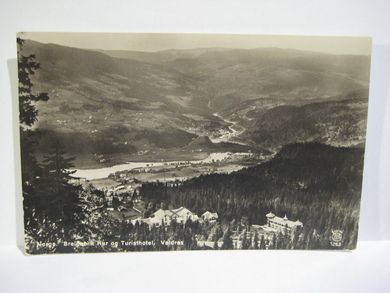 Breidablikk Kur- og Turisthotel, Valdres. Stempla BREIDABLIKK 8.VII. 31.