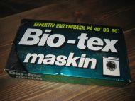 Uåpna eske med innhold, Bio - tex maskin. Fra TOMTEN FABRIKKER.