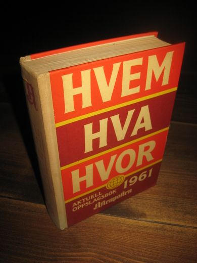 1961, HVEM HVA HVOR