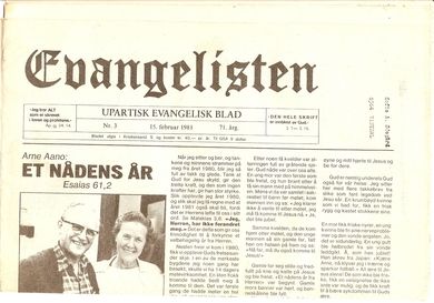 1981,nr 003, Evangelisten