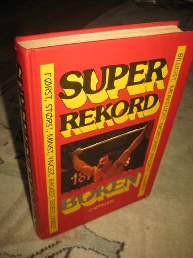 SUPER REKORD BOKEN. 1986.