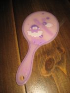 SOAP BUBBLE toalettspeil, ca 20 cm stort. 70 tallet. 