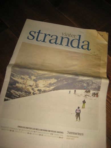 2016, vinter stranda. VINTERMAGASIN. 