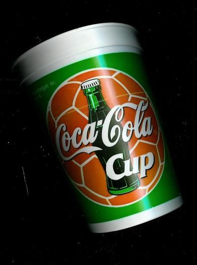 Samlerbeger nr 1 fra COCA COLA CUP