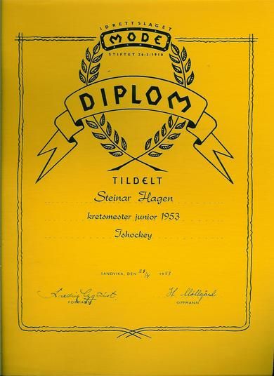 1953, ISHOCKEY i 