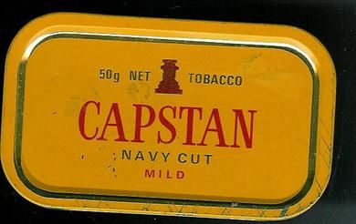 Blikkeske CAPSTAN NAVY CUT TOBACCO.