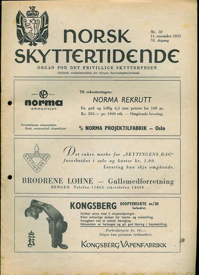 1955,nr 030, NORSK SKYTTERTIDENDE