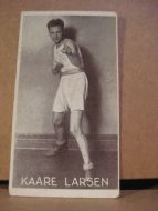 KAARE LARSEN, OSLO, samlebilde fra 20-30 tallet, låg i tobakseskene på den tid.