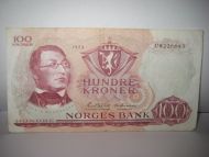 1973, 100 kroner, Nr U8226645.