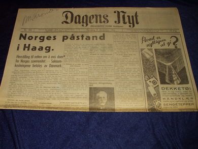 1932,nr 292, Dagens Nyt