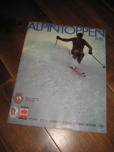 ALPINTOPPEN 1981-82. Fra Endeve Sportsforretning, Voss. 