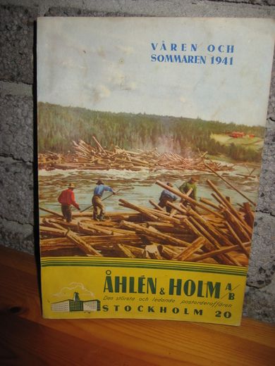 1941, VÅREN OCH SOMMAREN. Postordrekatalog fra ÅHLEN & HOLM, 1941.354 sider.