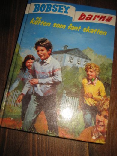 Hope: BOBSEY barna  og katten som fannt skatten. Bok nr 11,1983.