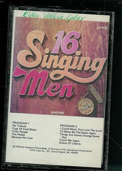 16 SINGING MAN: MY TRIBUTE. 1976.