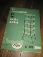 Brosjyre fra TRESTANDARD, OSLO, En verdensartikkel på det norske marked, BEANSTALK EIFEL, 50 tallet.