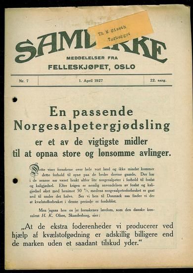 1927,nr 007, SAMVIRKE.