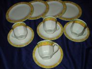 LOTUS kaffesett for 4 personer, 12 deler