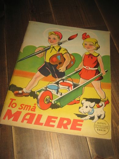 To små MALERE. Mittet KJEMPE BØKER. Nr. 682. 1942.