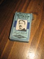 Tom eske blue Gillette BLADES. 