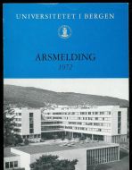 UNIVERSITETET I BERGEN. 1972