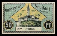 GUTSCHEIN VON NEUSTADT. 1921