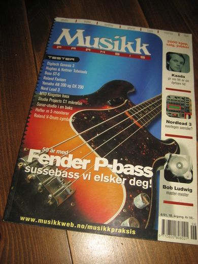 2001,nr 006, Musikk PRAKSIS. 