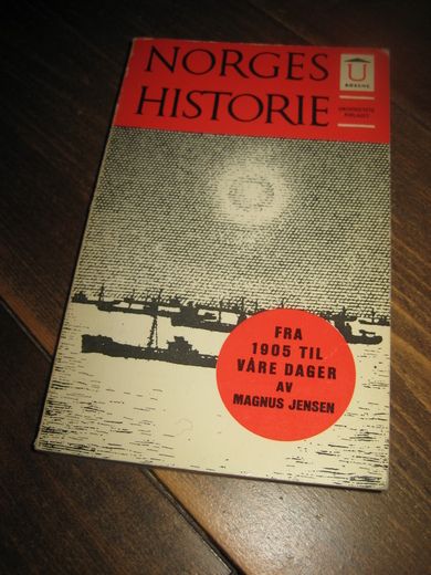 JENSEN: NORGES HISTORIE. Fra 1905 til våre dager. 1971. 