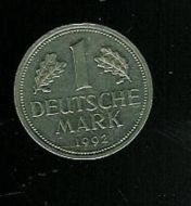 1992, 1 deutsche mark