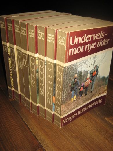 USTVEDT m.fl.: NORGES KULTURHISTORIE 1-8. 1984. 