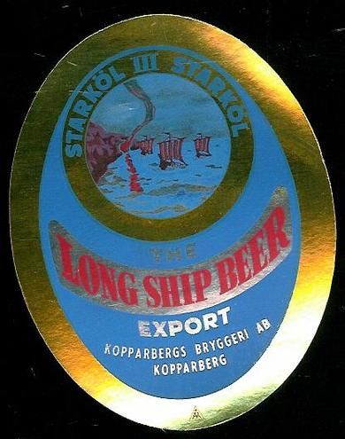 THE LONG SHIP BEER EXPORT fra Kopparbergs Bryggeri, Kopparberg