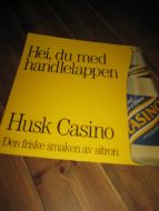 Reklameplakat, Husk Casino,  80 tallet. 