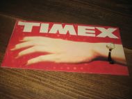 Reklamefolder, 8 sider,  for TIMEX klokker, 60-70 tallet.