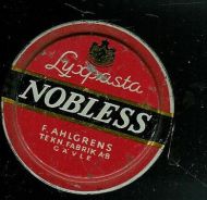 NOBLESS Lyxpasta fra ALGRENS TEKN. FABRIK, GEVLE.