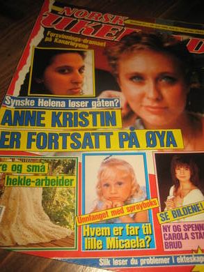 1990,nr 021, NORSK UKEBLAD. CAROLA