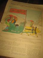 JULENS farveleggingsoppgave for barn. Fra Illustrert Familieblad, 1920. Dette er ark nr 8