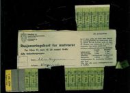 Rasjoneringskort for matvarer. 1948. 38. kortperiode